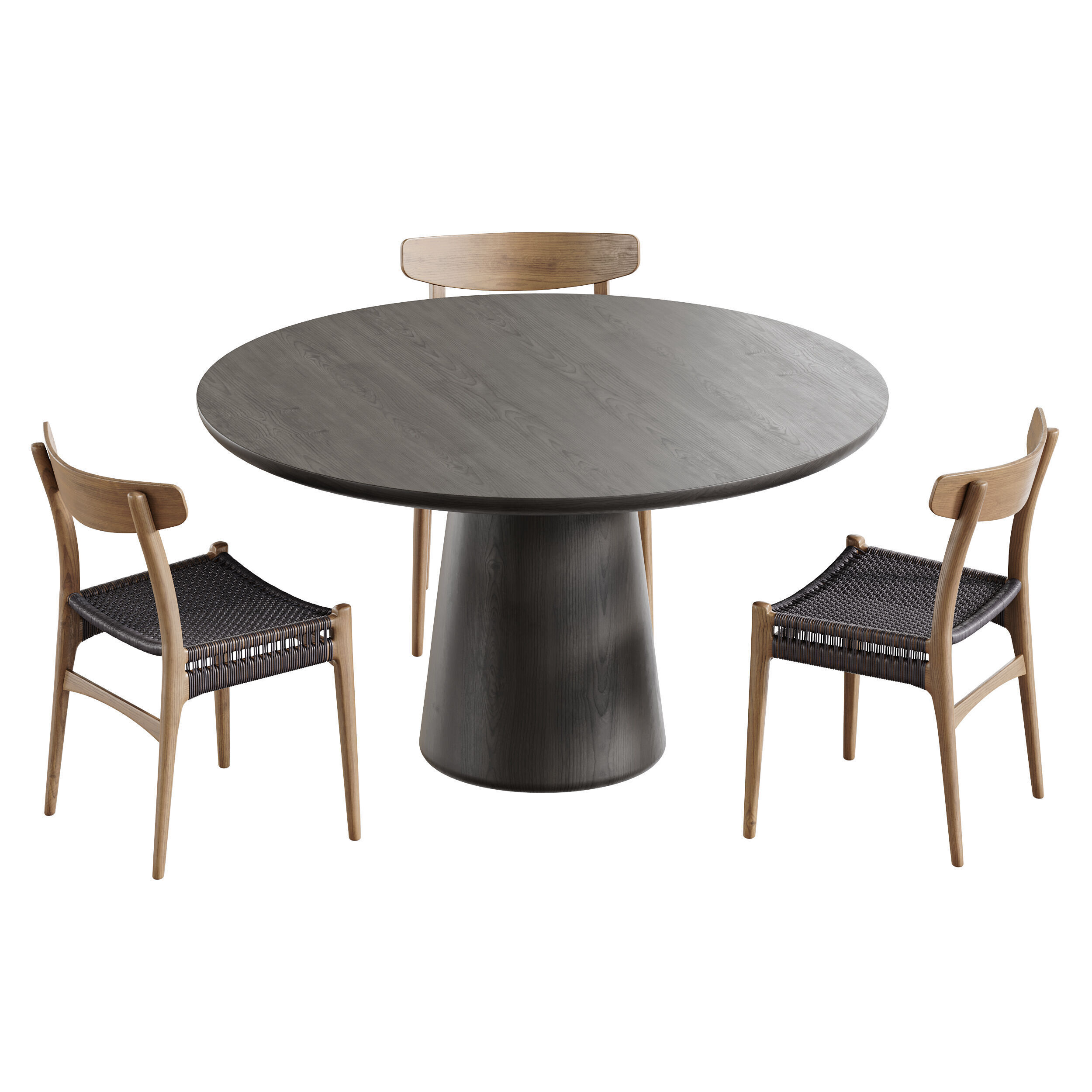 Makoto dining table 3D model_2