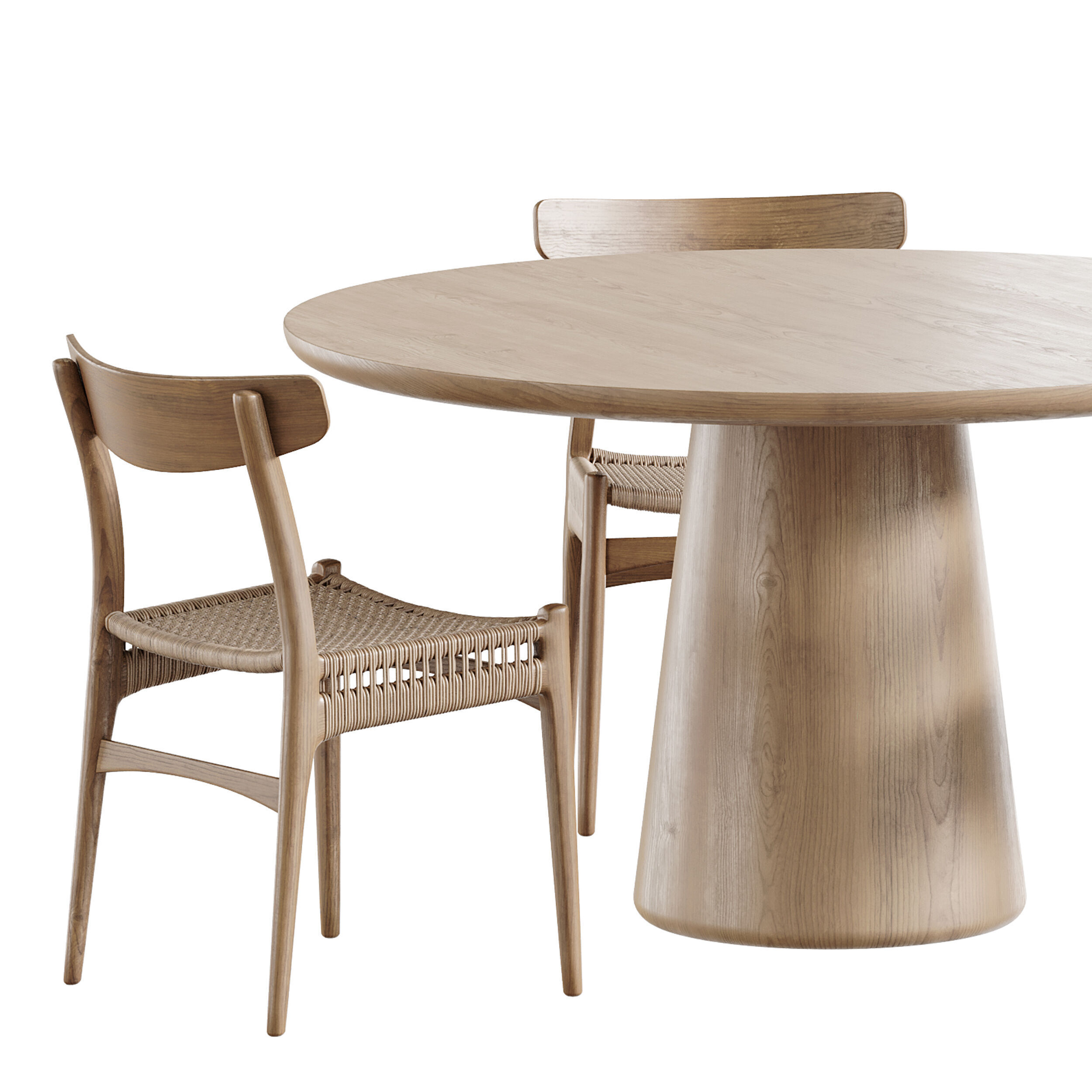 Makoto dining table 3D model_13