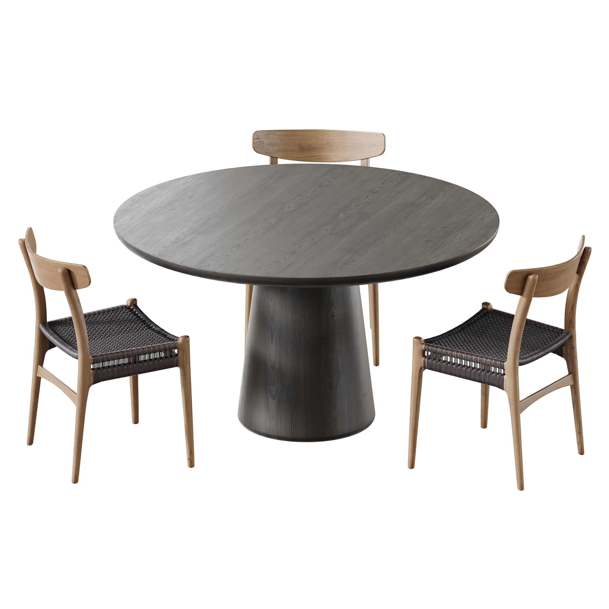 Makoto dining table 3D model_8