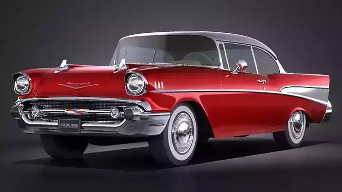 Chevrolet Bel Air Coupe 1957 VRAY