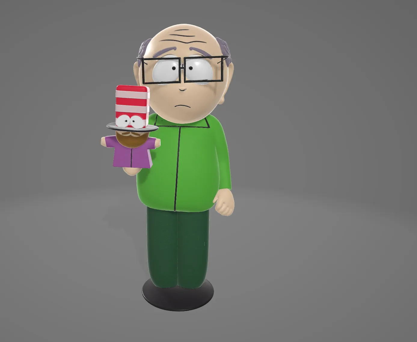 Mr Garrison - South Park - Profesor Garrison 3D print model