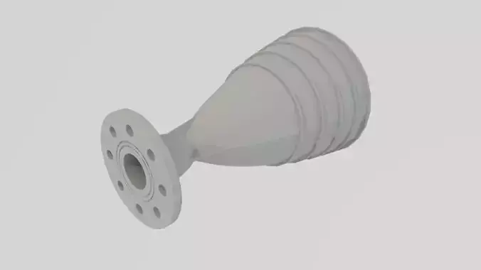 High temperature nitrogen laval nozzel rocket engine