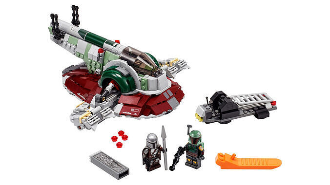 TwindBricks3D - 75312 Boba Fett Starship 3D print model