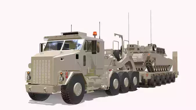 OSHKOSH M1070 HET COM M1A1 ABRAMS