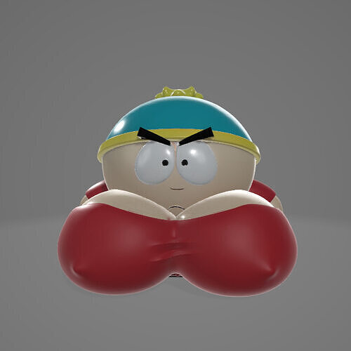 Cartman with Implants - South Park - Cartman con implantes 3D print model