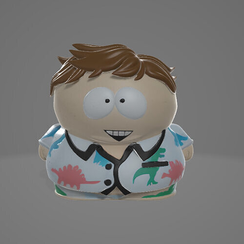 Cartman Pajamas - South Park - Cartman Pijama 3D print model