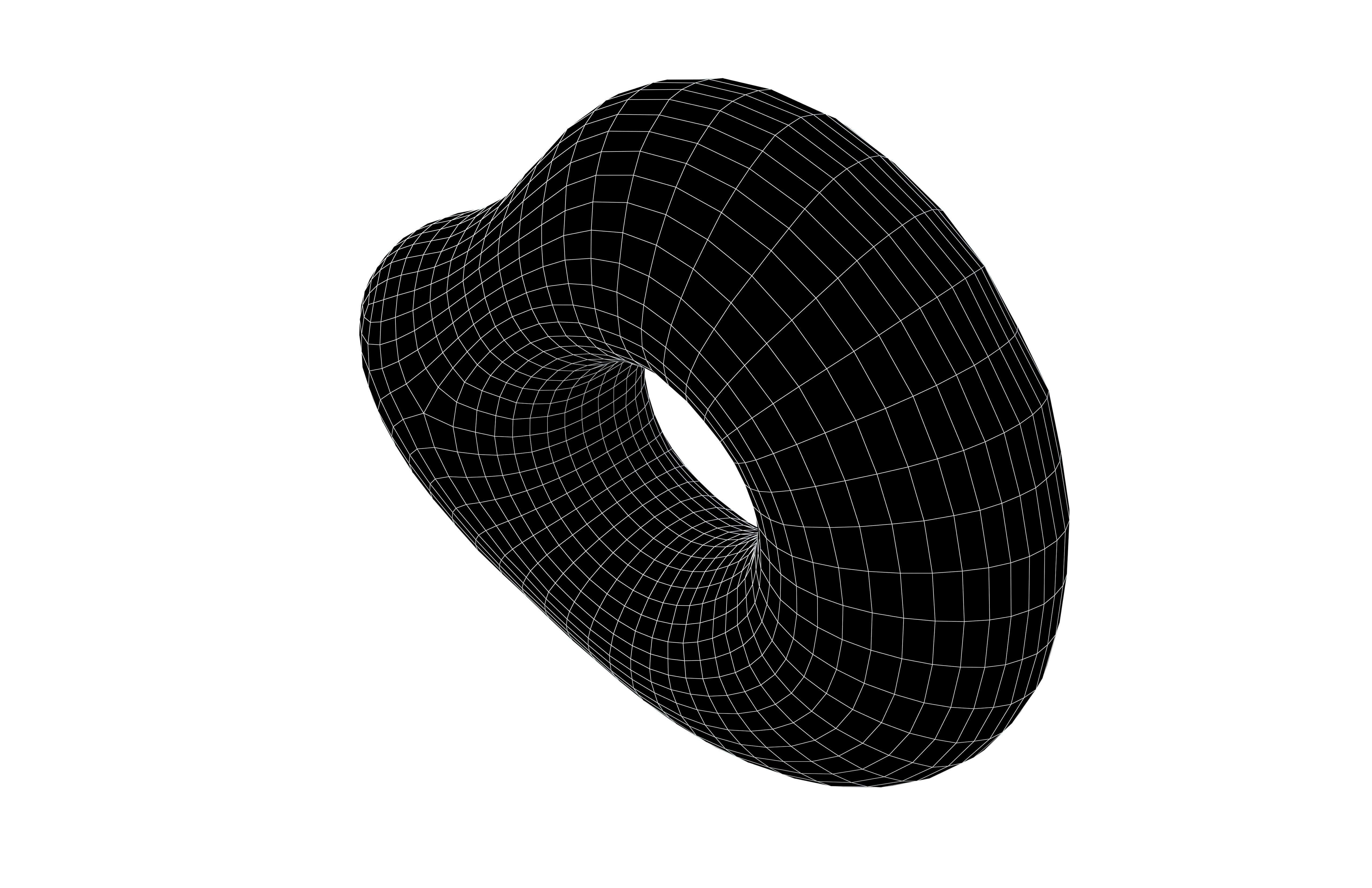 Abstract Shape v21 001 Low-poly 3D model_6