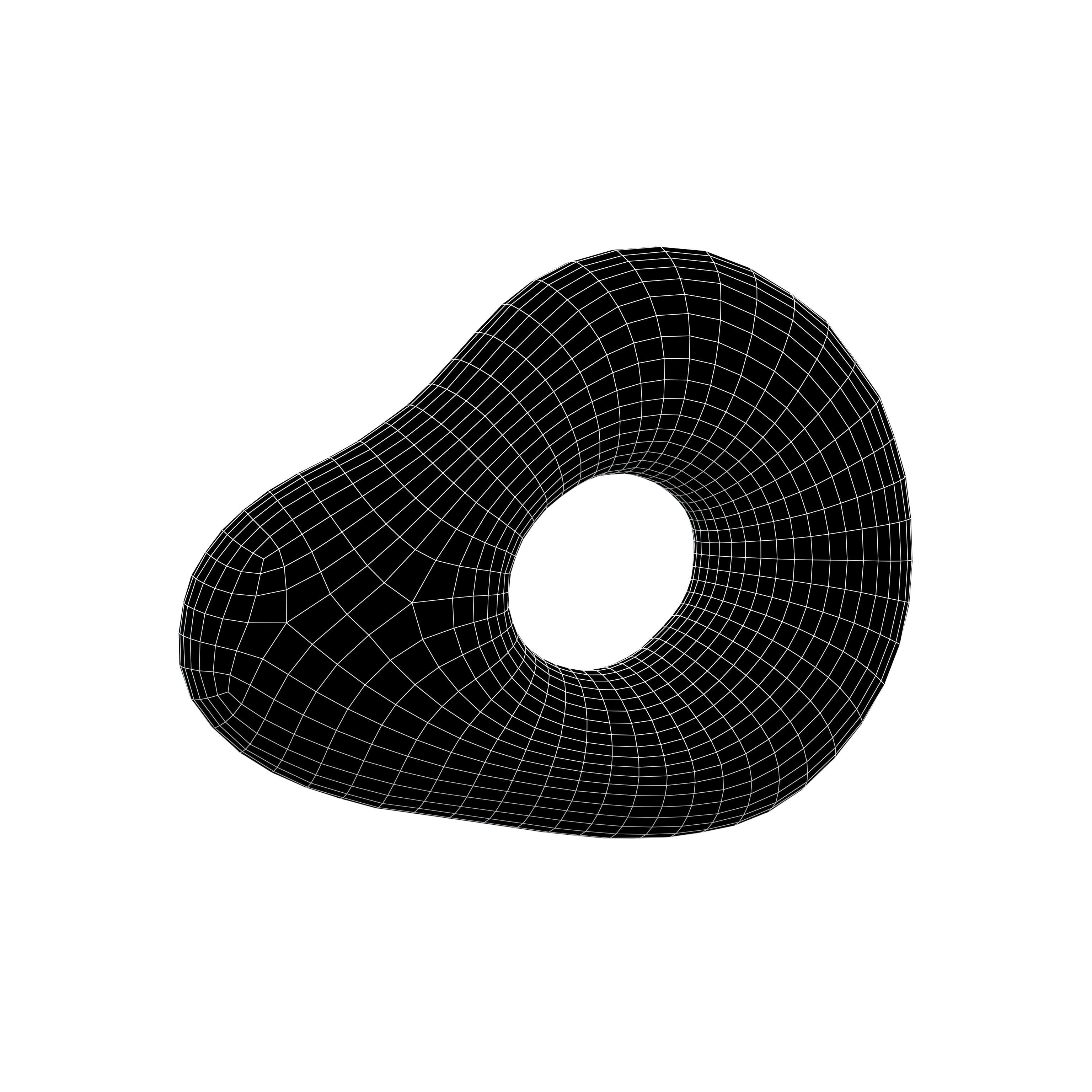 Abstract Shape v21 001 Low-poly 3D model_5