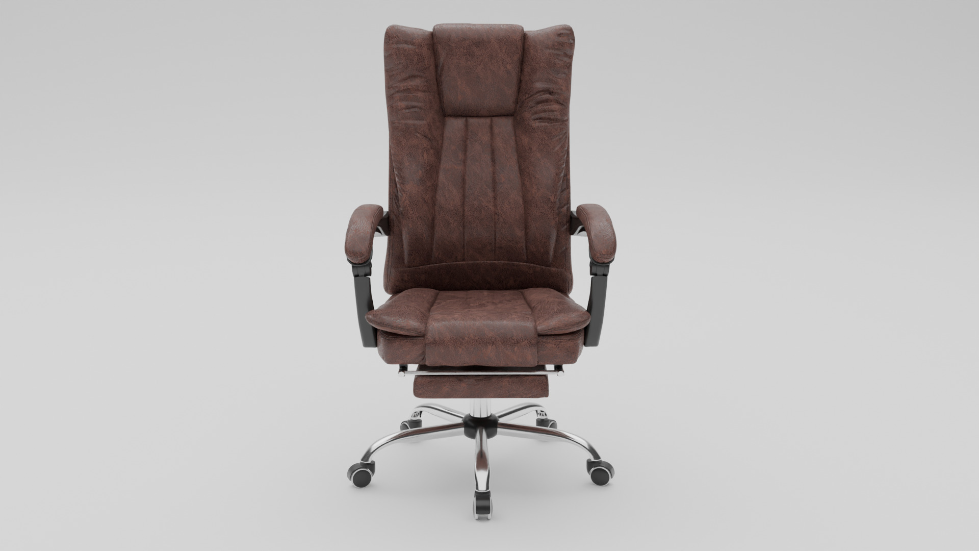 Office Chair Low-poly 3D model_1