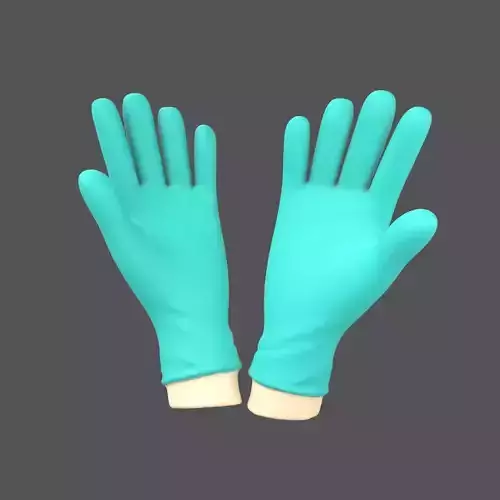 Surgical Gloves Icon v1 004
