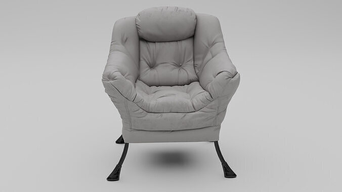 Recliner Low-poly 3D model