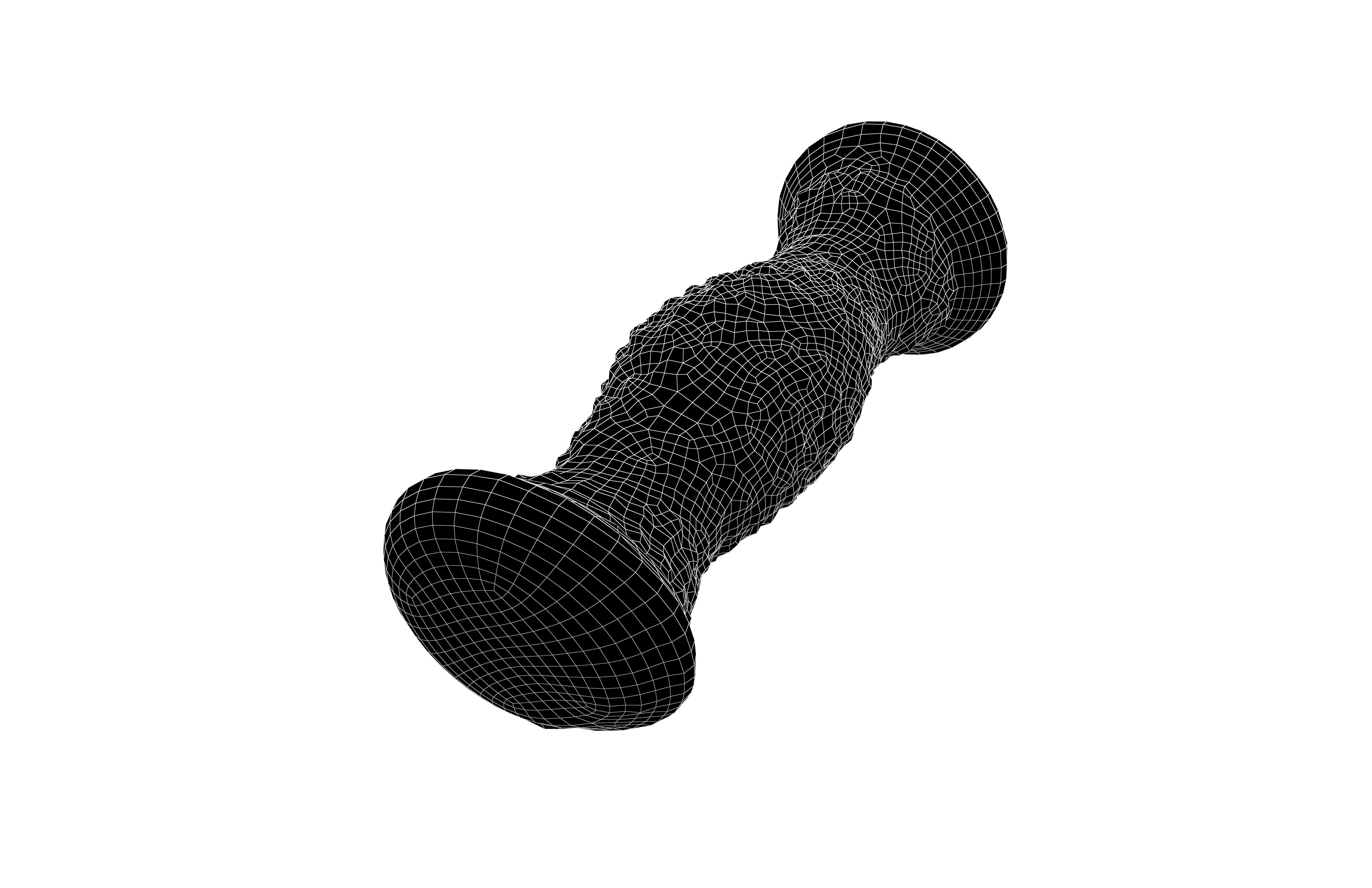 Massage Stick V1 002 Low-poly 3D model_4