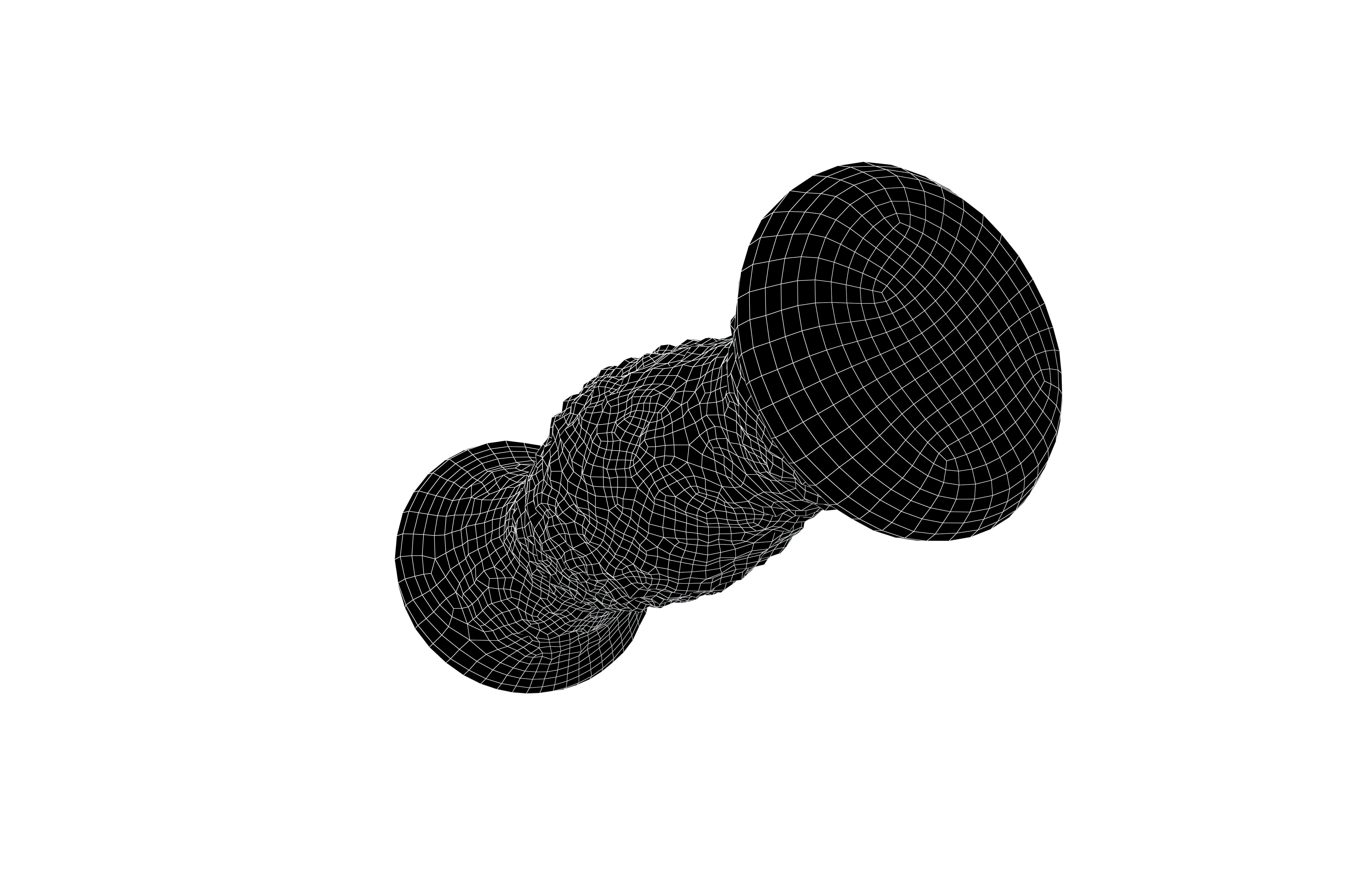 Massage Stick V1 002 Low-poly 3D model_7