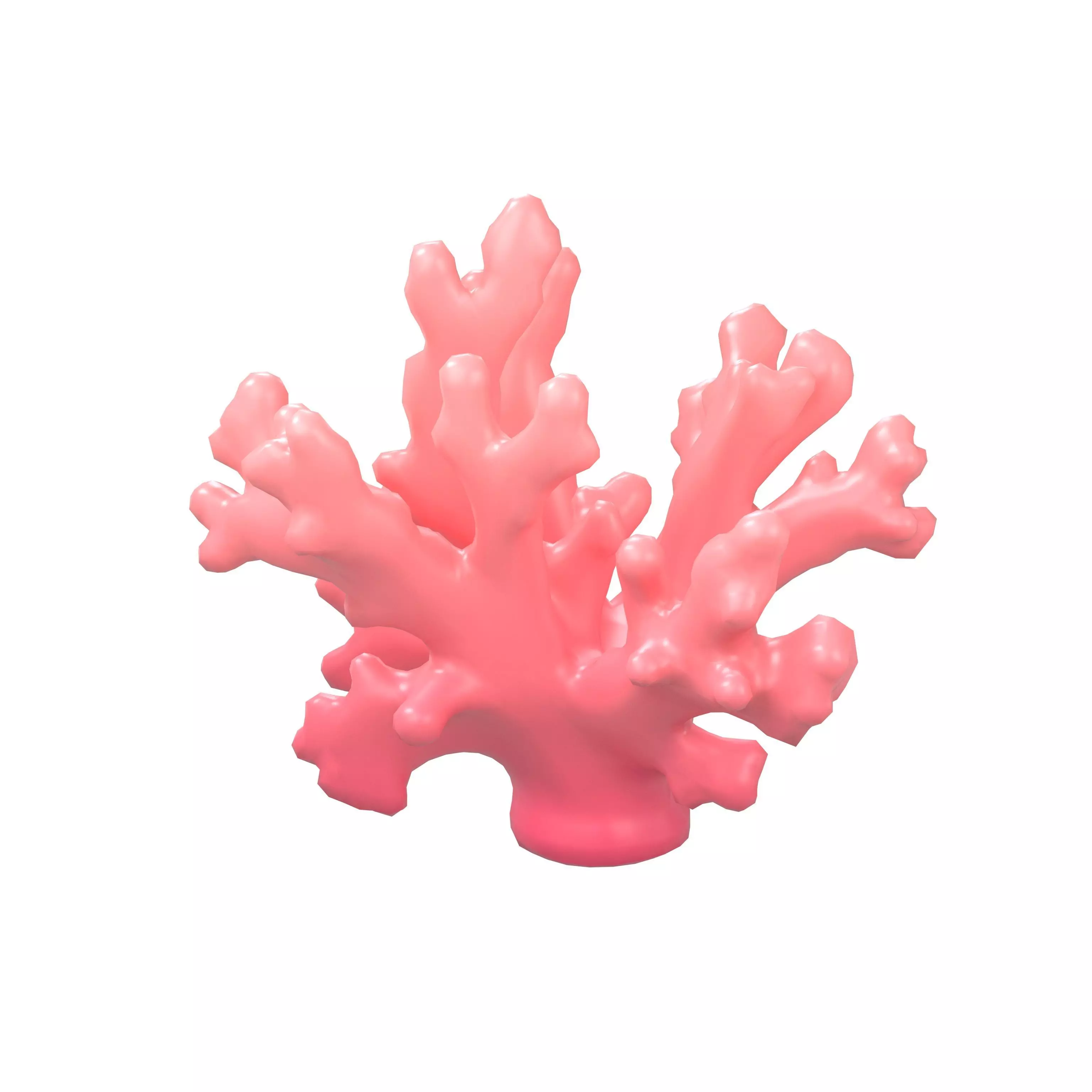 Cartoon Coral v3 002 Low-poly 3D model_0