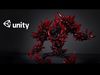 Crystal golem low-poly game engine ready 3D model Low-poly 3D model_1