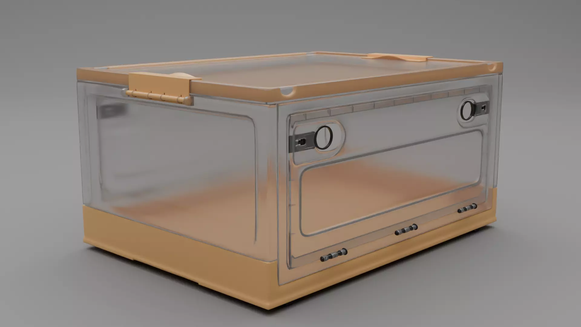Storage Box Low-poly 3D model