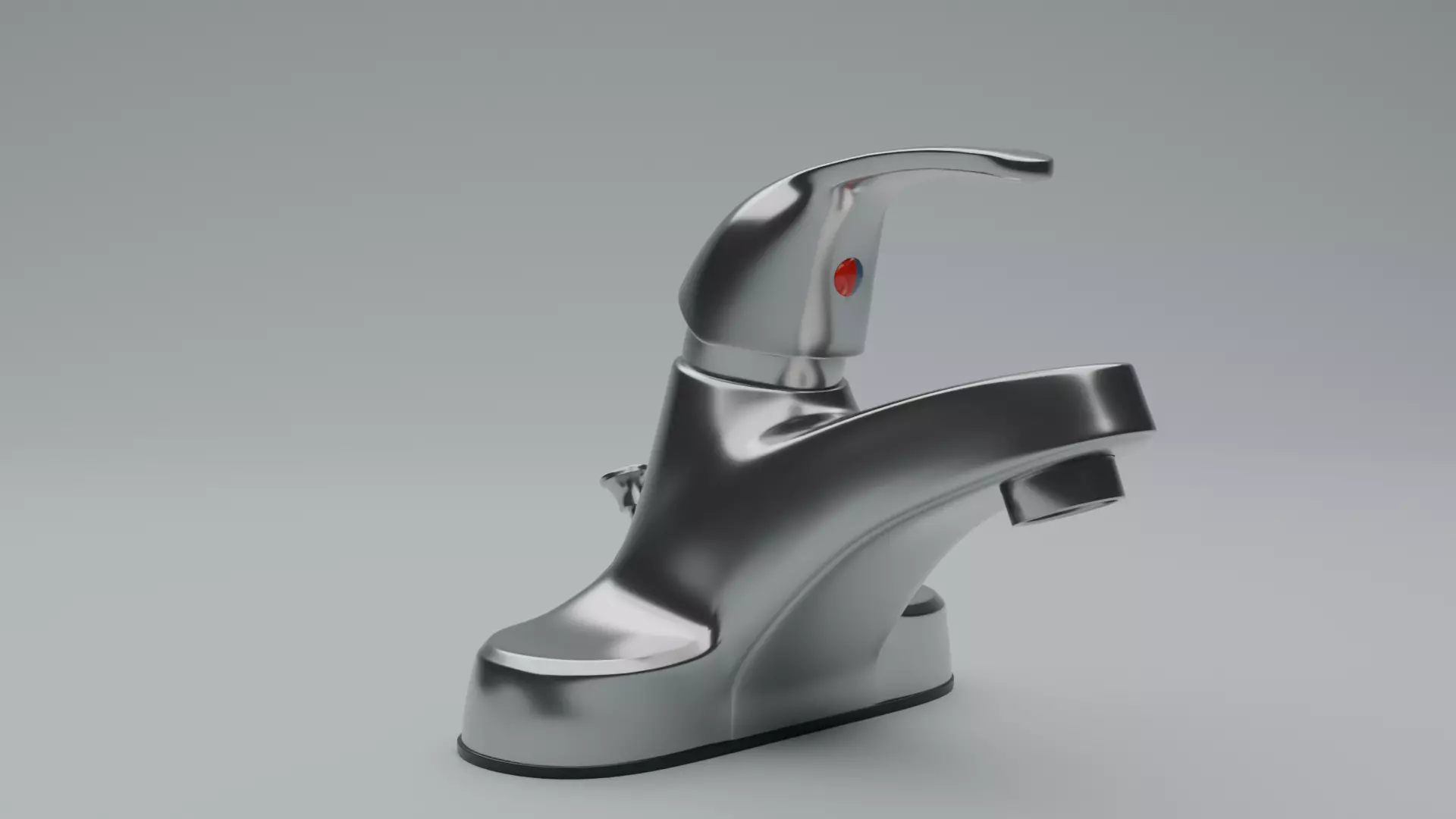 Water tape Low-poly 3D model