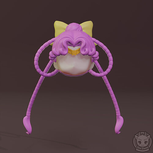 Sailor Ceres Hair for Nendoroid 3D print model