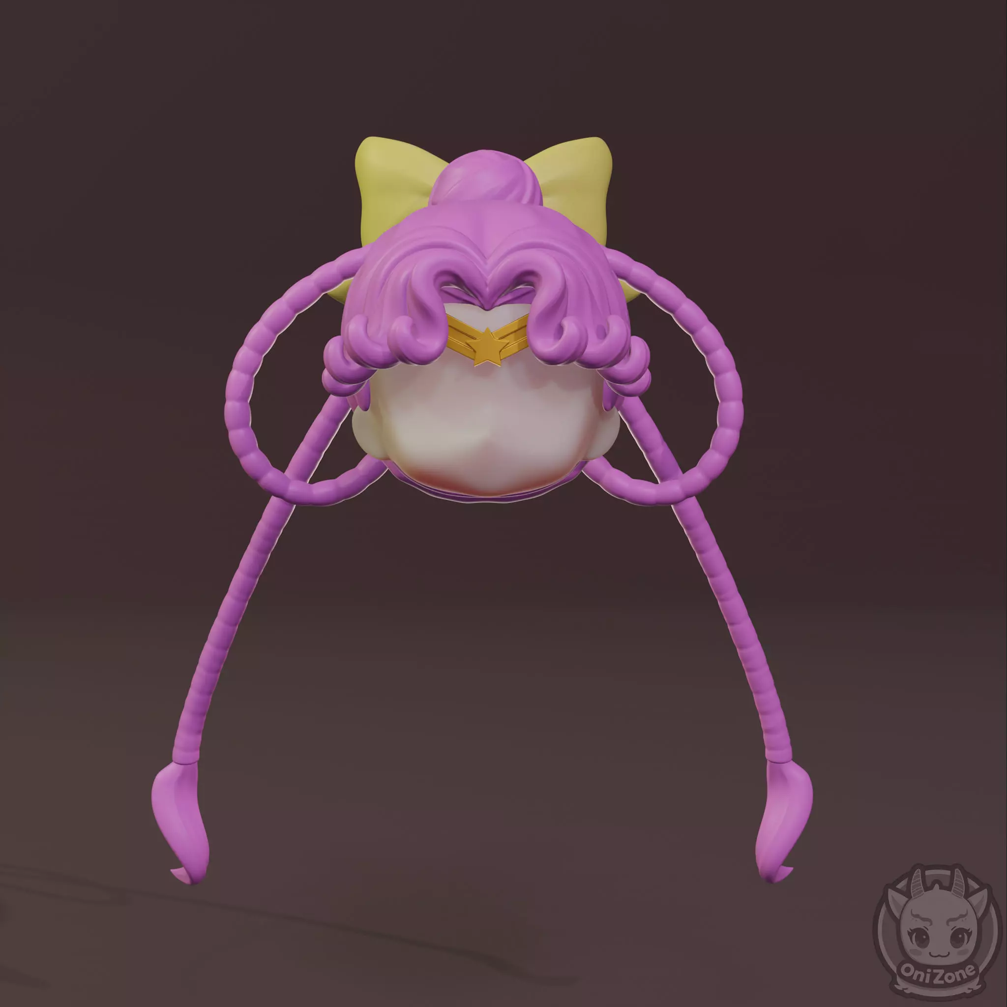 Sailor Ceres Hair for Nendoroid 3D print model_0