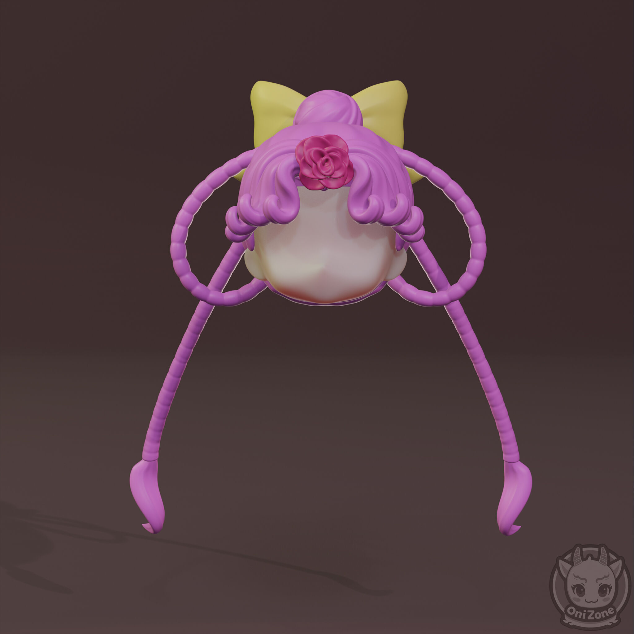 Sailor Ceres Hair for Nendoroid 3D print model_1