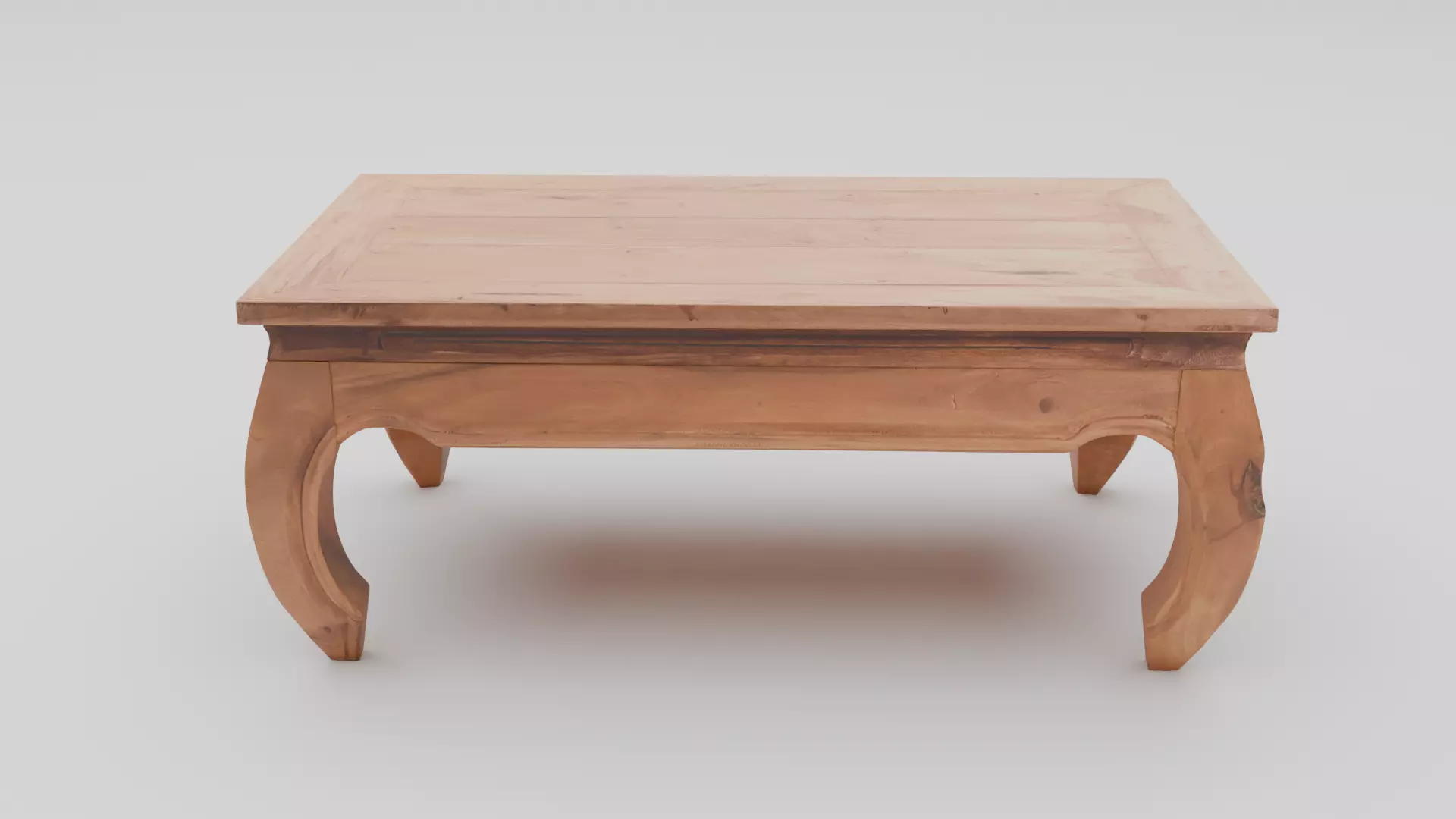 Wooden Table Low-poly 3D model