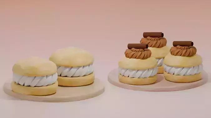 Choux Cream Two Type