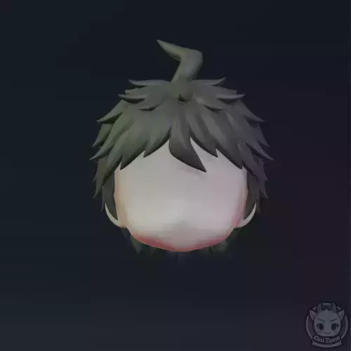 Hinata Hajime Hair for Nendoroid 3D print model