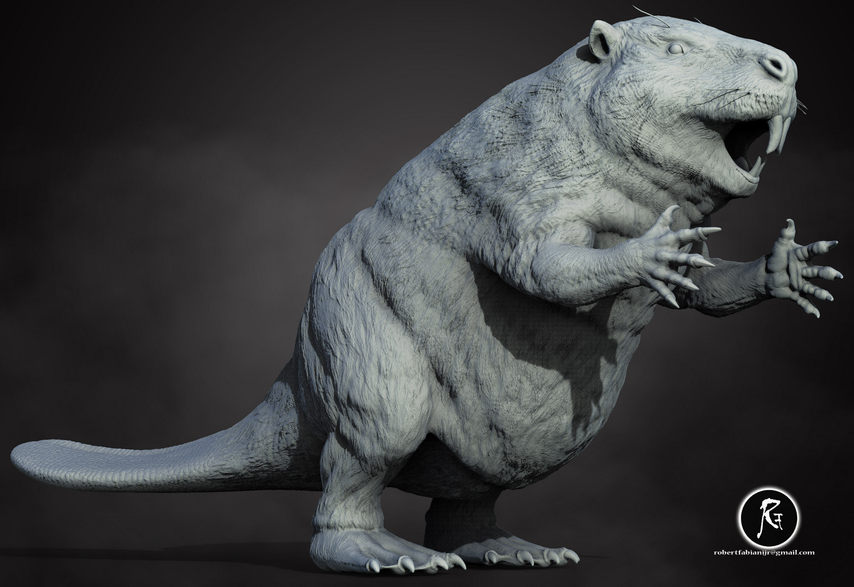 Castoroides The Giant Beaver of the Ice Age 3D print model_2