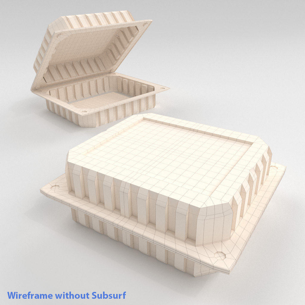 Food Container 3D model_3