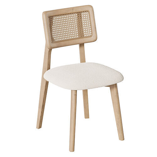 Rattan Dining Chair 3D model 7