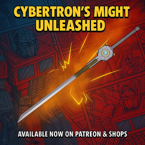 Transformers Cybertron Sword 3D Digital download 3D print model
