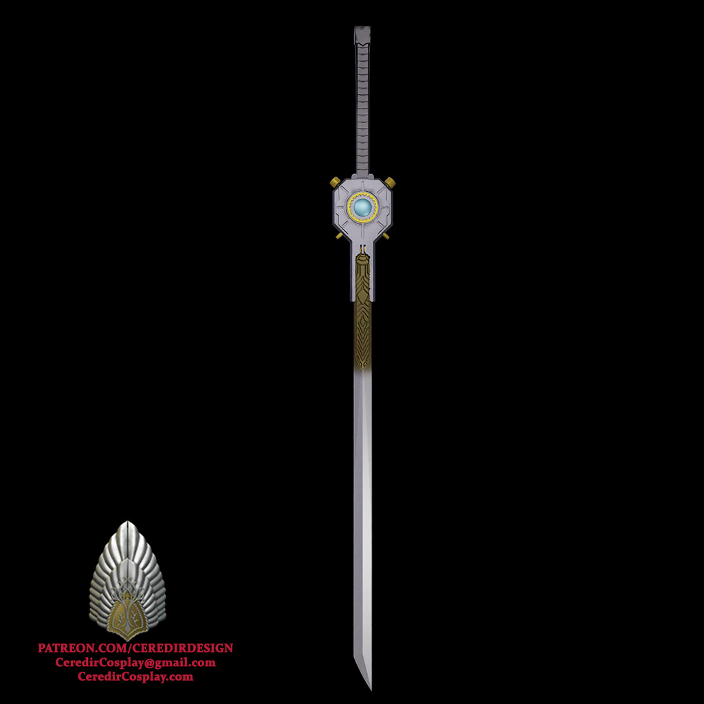 Transformers Cybertron Sword 3D Digital download 3D print model_3