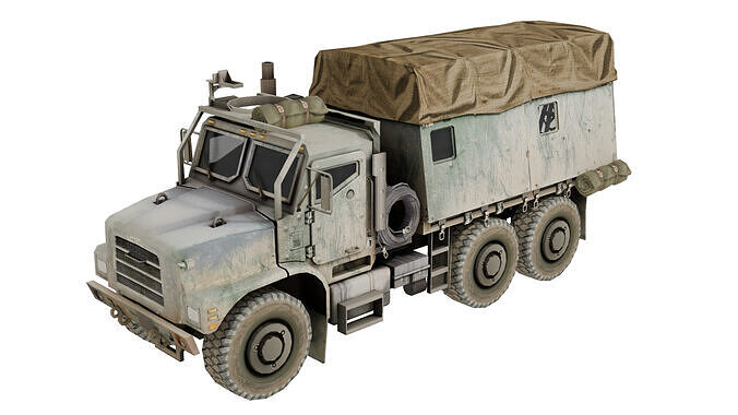 Oshkosh MTVR Amk23 3D model