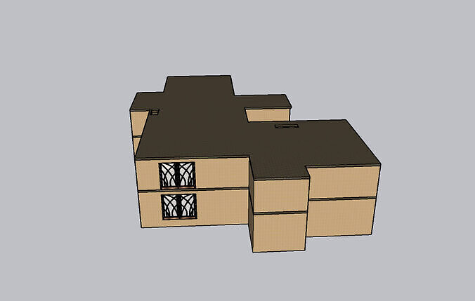 Modern 3D House Model  Realistic Architecture Design  3D model 4