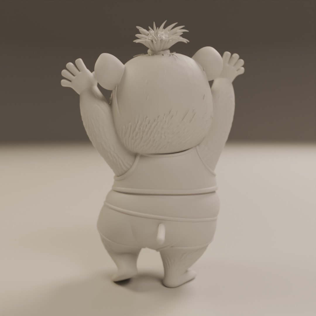 capybara 3D print model_3