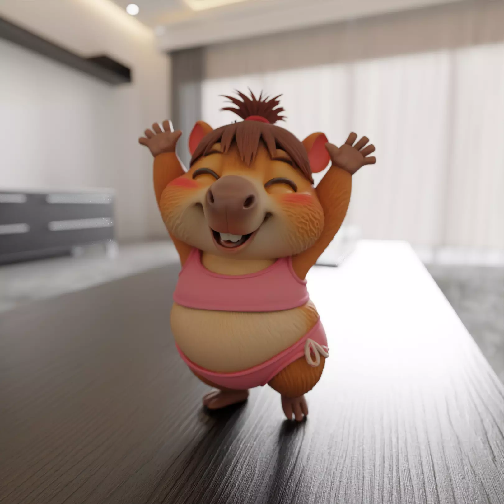 capybara 3D print model_0