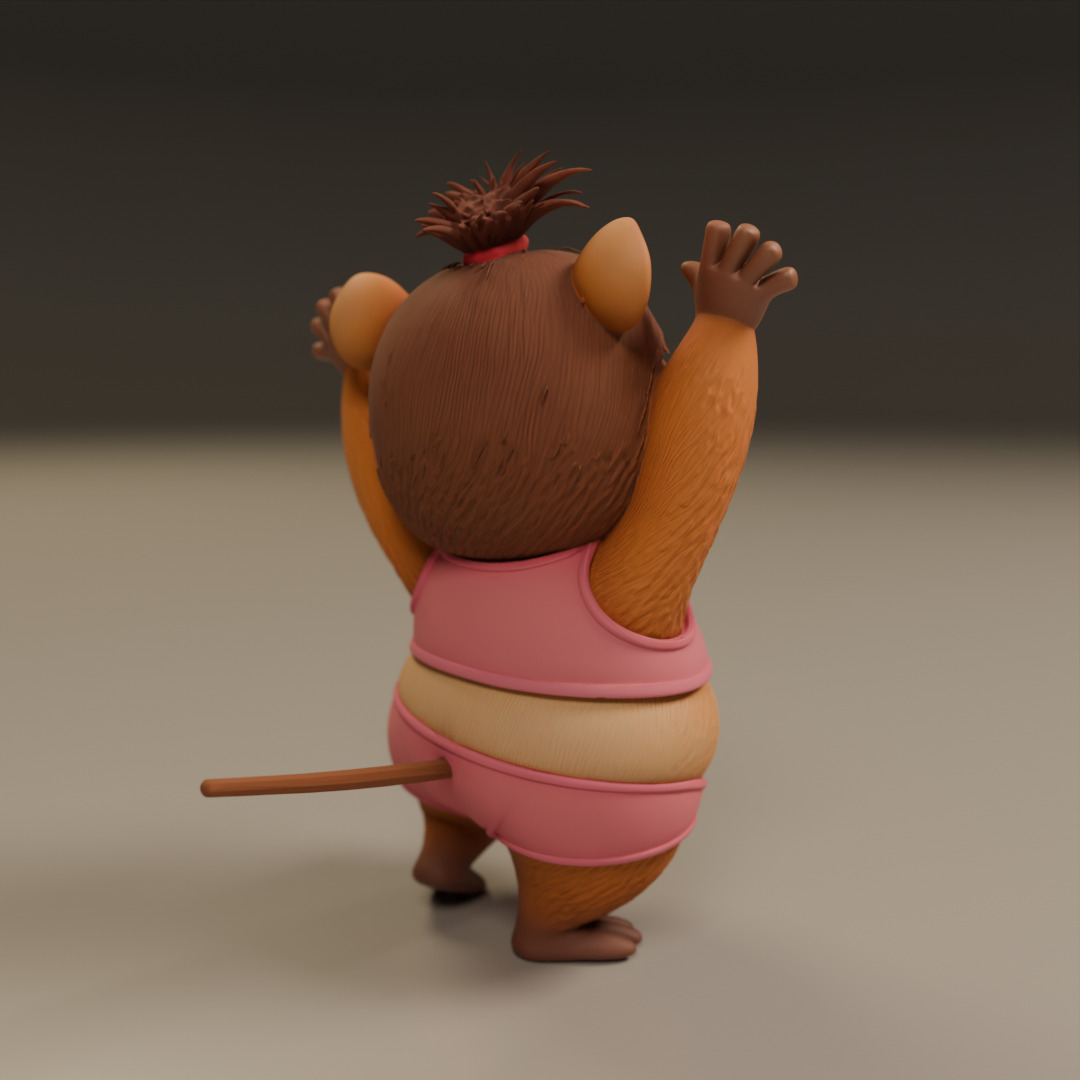 capybara 3D print model_15