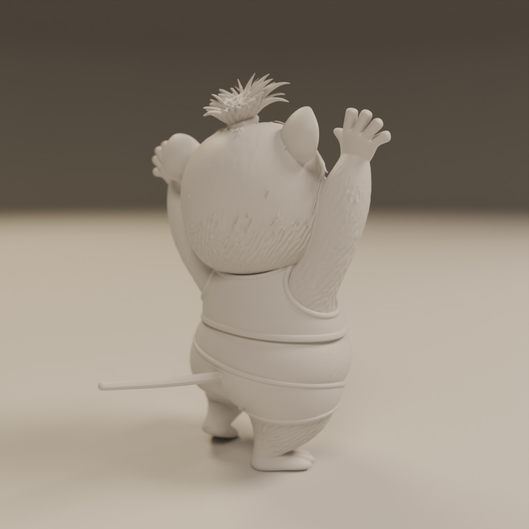 capybara 3D print model_7