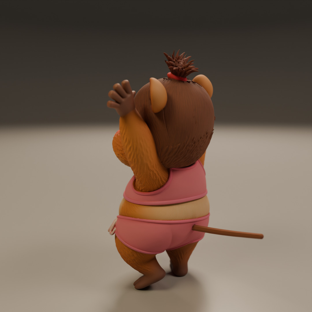 capybara 3D print model_14