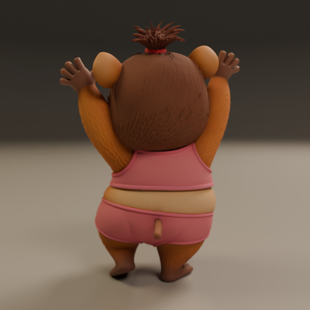 capybara 3D print model_11