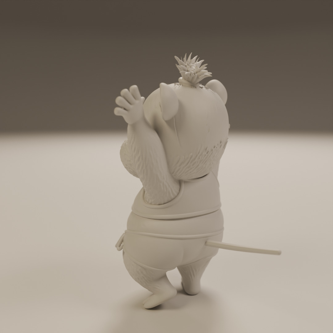 capybara 3D print model_6