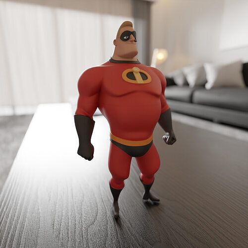 sir incredible 3D print model