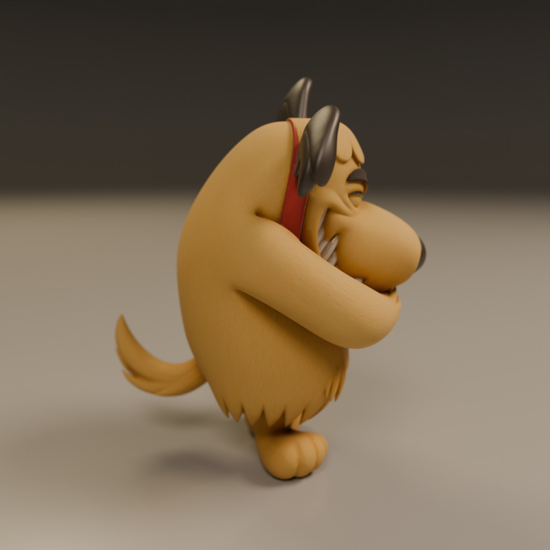 Muttley 3D print model_15
