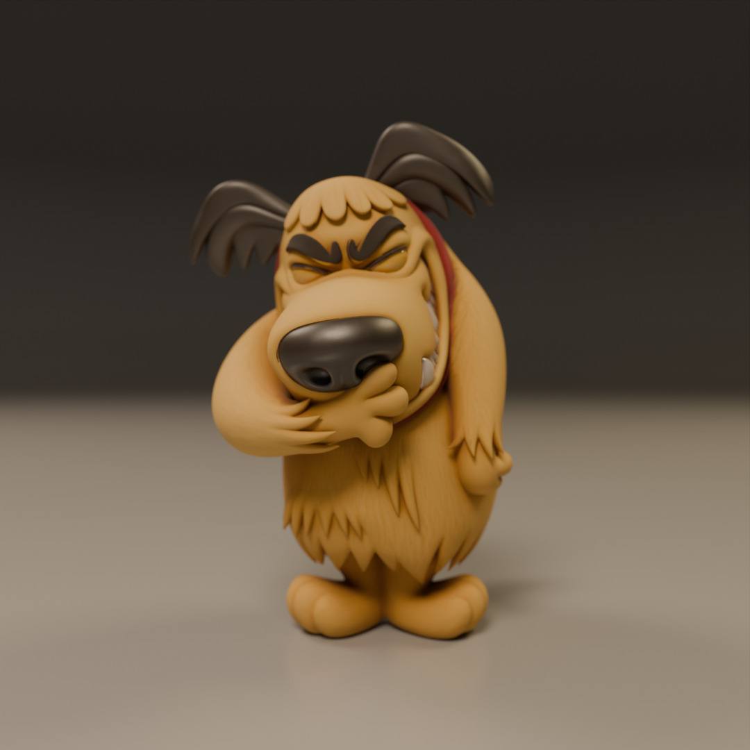 Muttley 3D print model_12