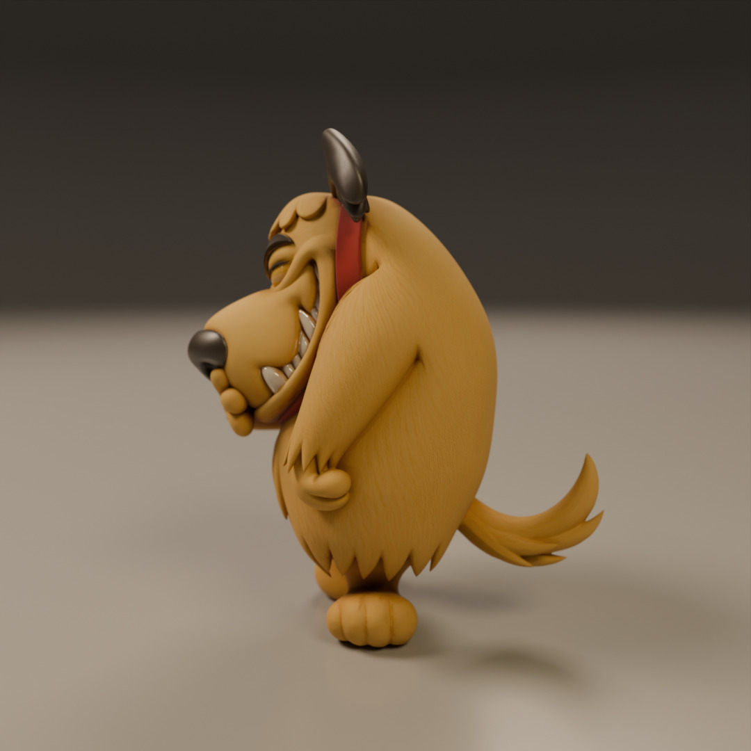 Muttley 3D print model_13
