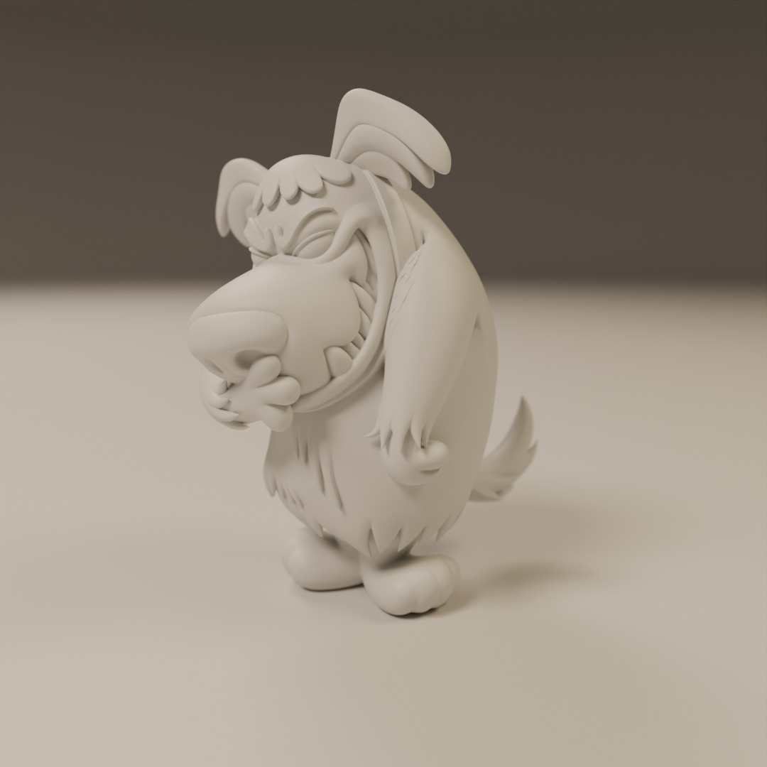 Muttley 3D print model_8