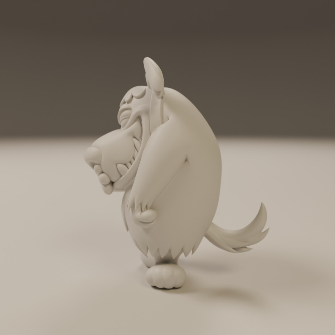 Muttley 3D print model_5