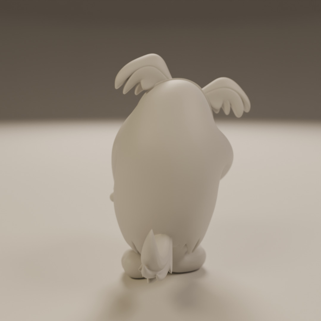 Muttley 3D print model_6