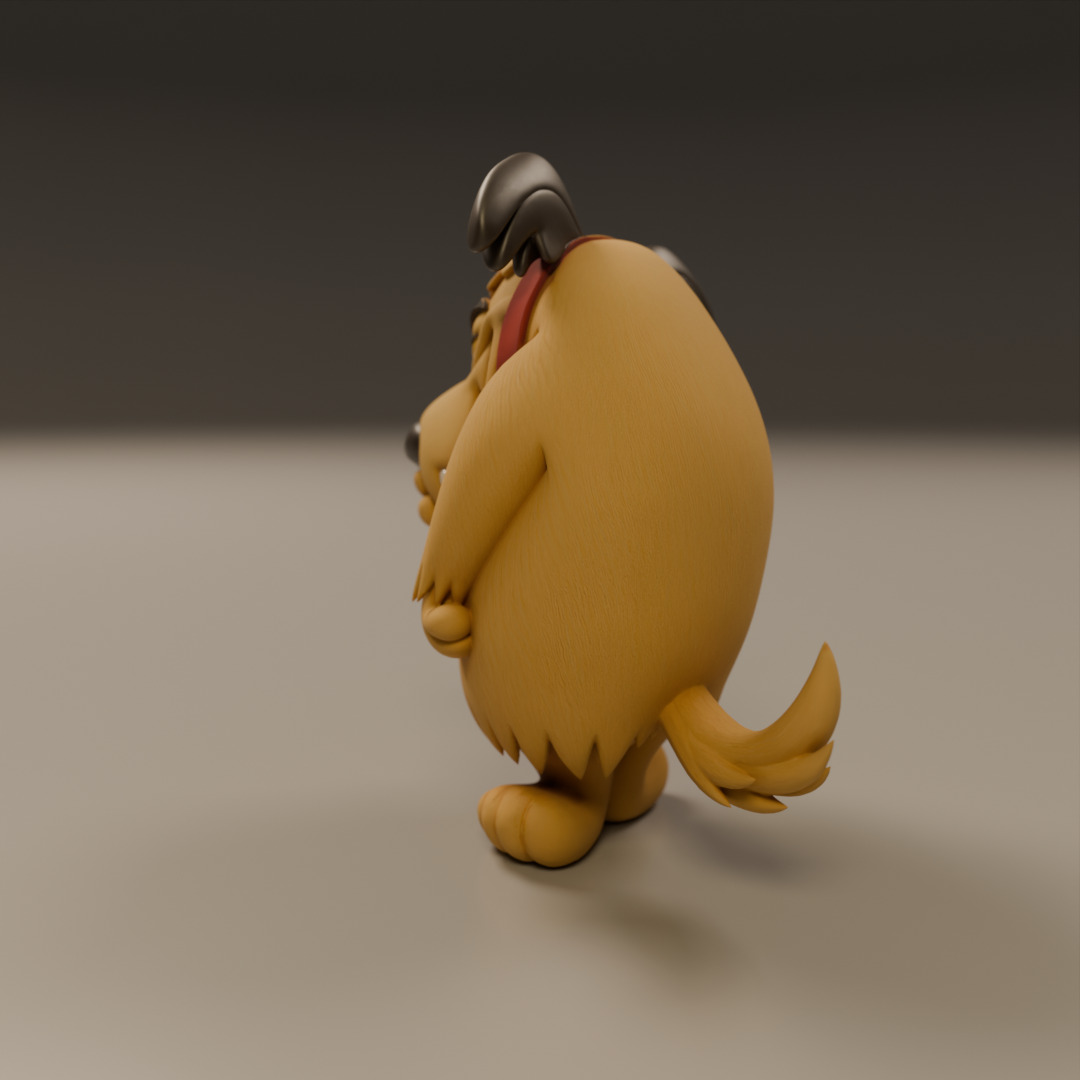 Muttley 3D print model_10