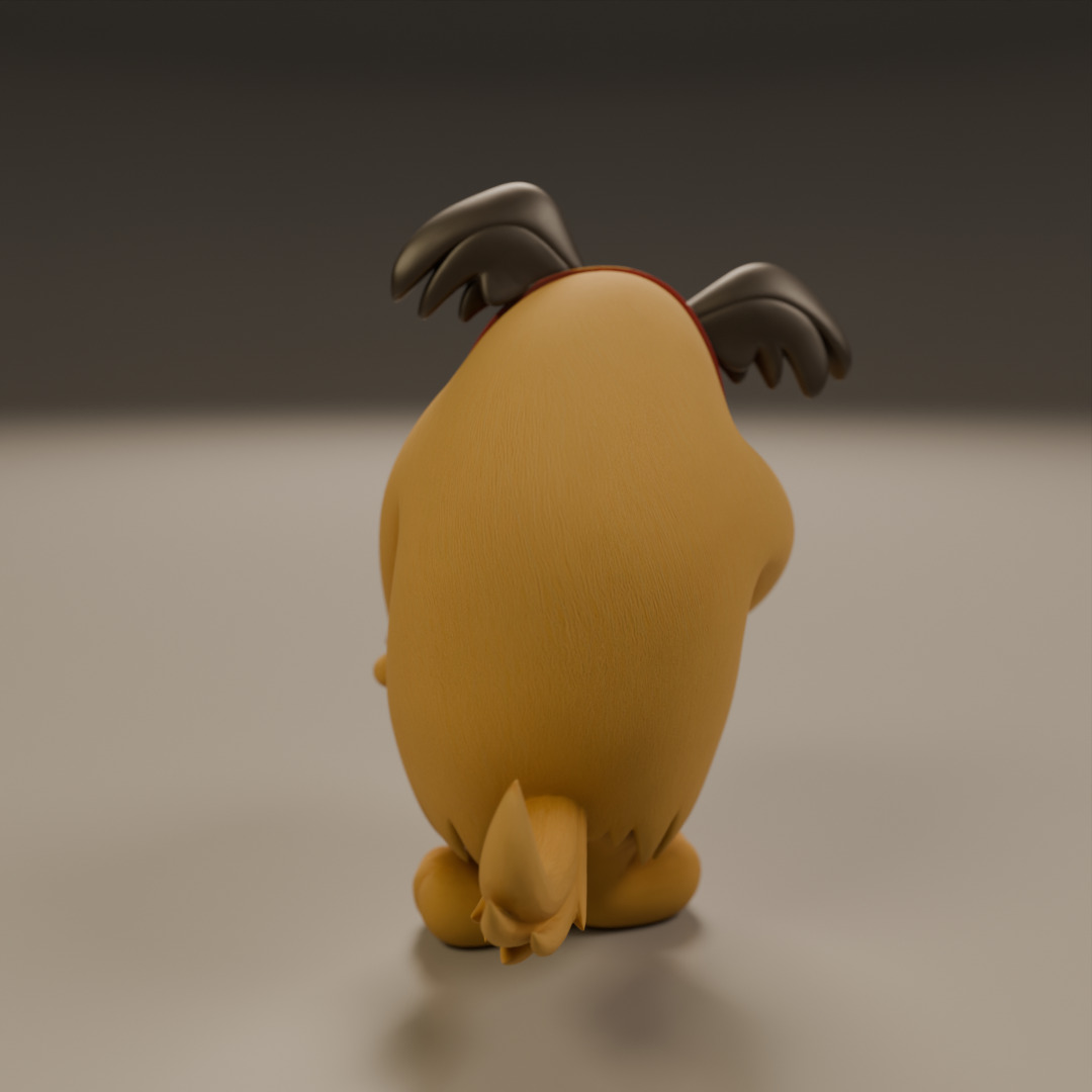 Muttley 3D print model_14